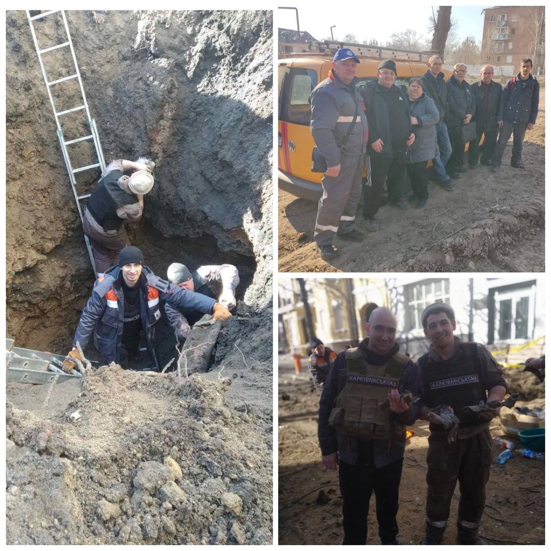 Оккупанты повредили газопровод в центре Харькова